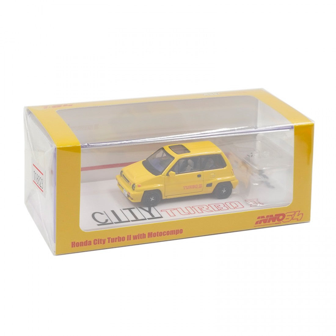 Honda City Turbo II Avec Motocompo (Jaune)