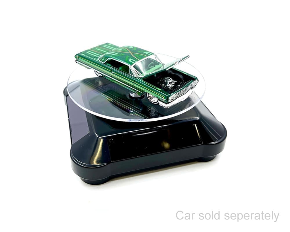 Presentoir solaire rotatif 360 degres 3.5 po base noire - 002-BK