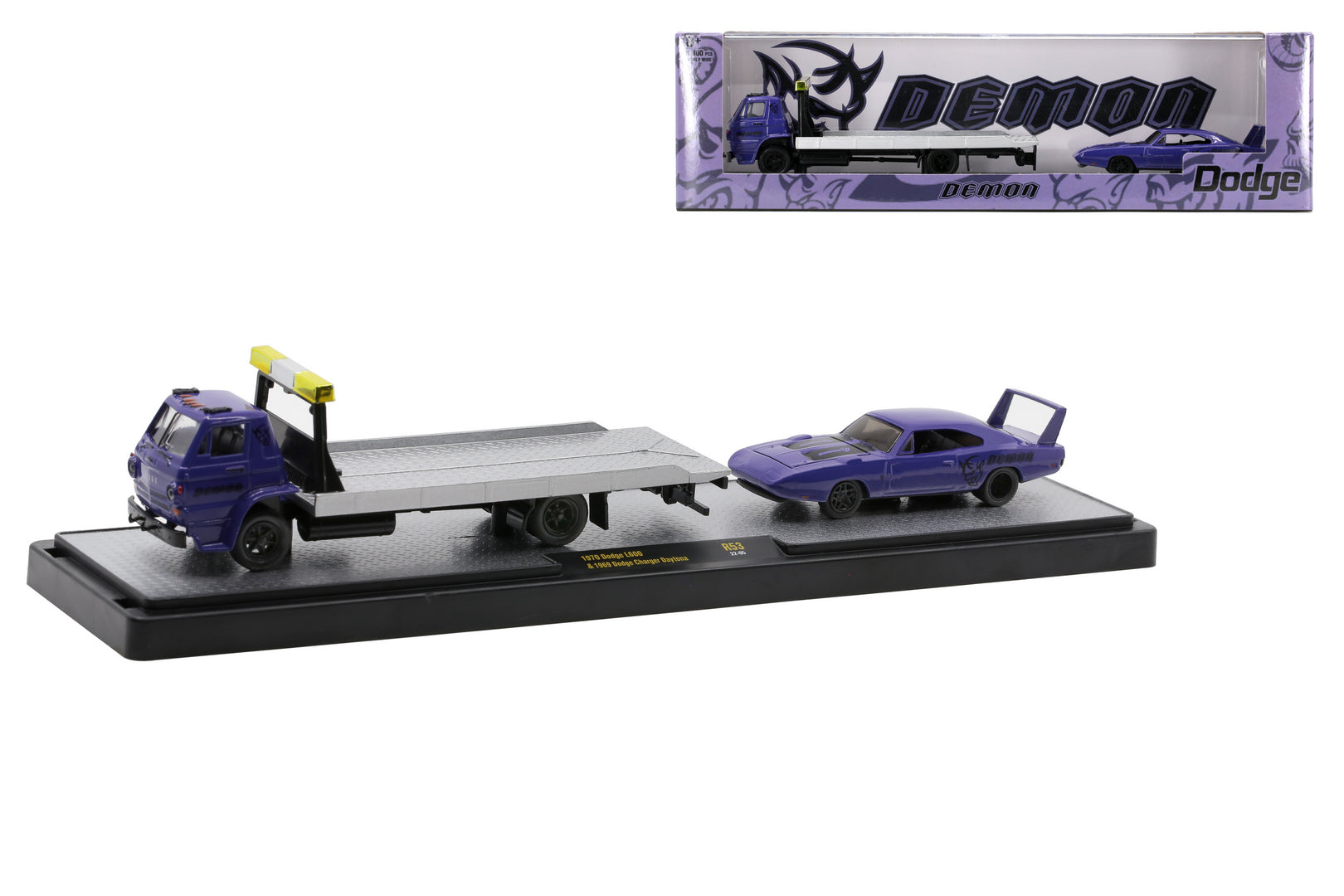 1970 Dodge L600 & 1969 Dodge Charger Daytona (36000-53B) – M2 Machines Auto-Haulers Release 53
