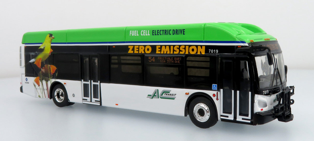 New Flyer Xcelsior Charge NG Electric Bus, A/C Transit-San Francisco California 1/87