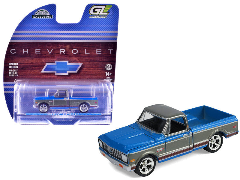 1972 Chevrolet Cheyenne C10 Short Bed (Blue & Grey)