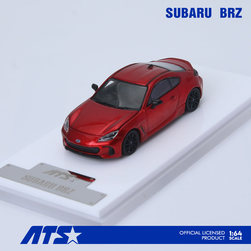 Subaru BRZ Metallic Red ATS Model 1:64 ATS880403