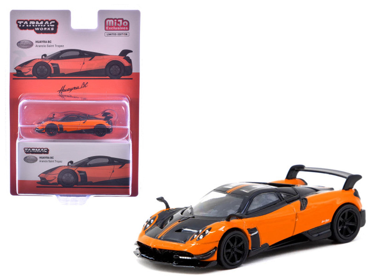 Tarmac Works 1:64, Pagani Huayra BC Arancio Saint Tropez T64G-TL014-OR