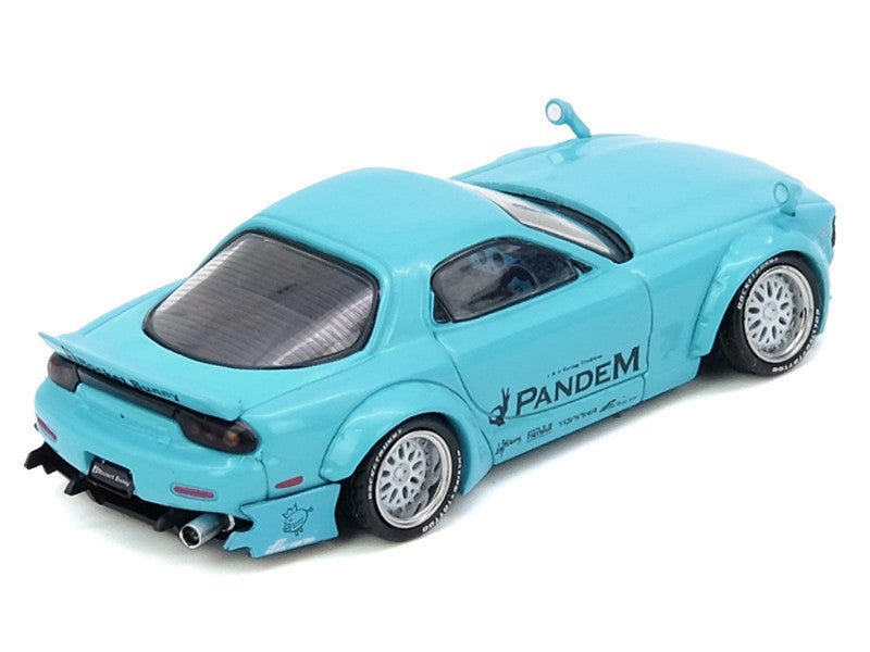 INNO64 1:64 Pandem Rocket Bunny Mazda RX-7 FD3S Bleu Tiffany (IN64-RX7FDP-TIFBLU)