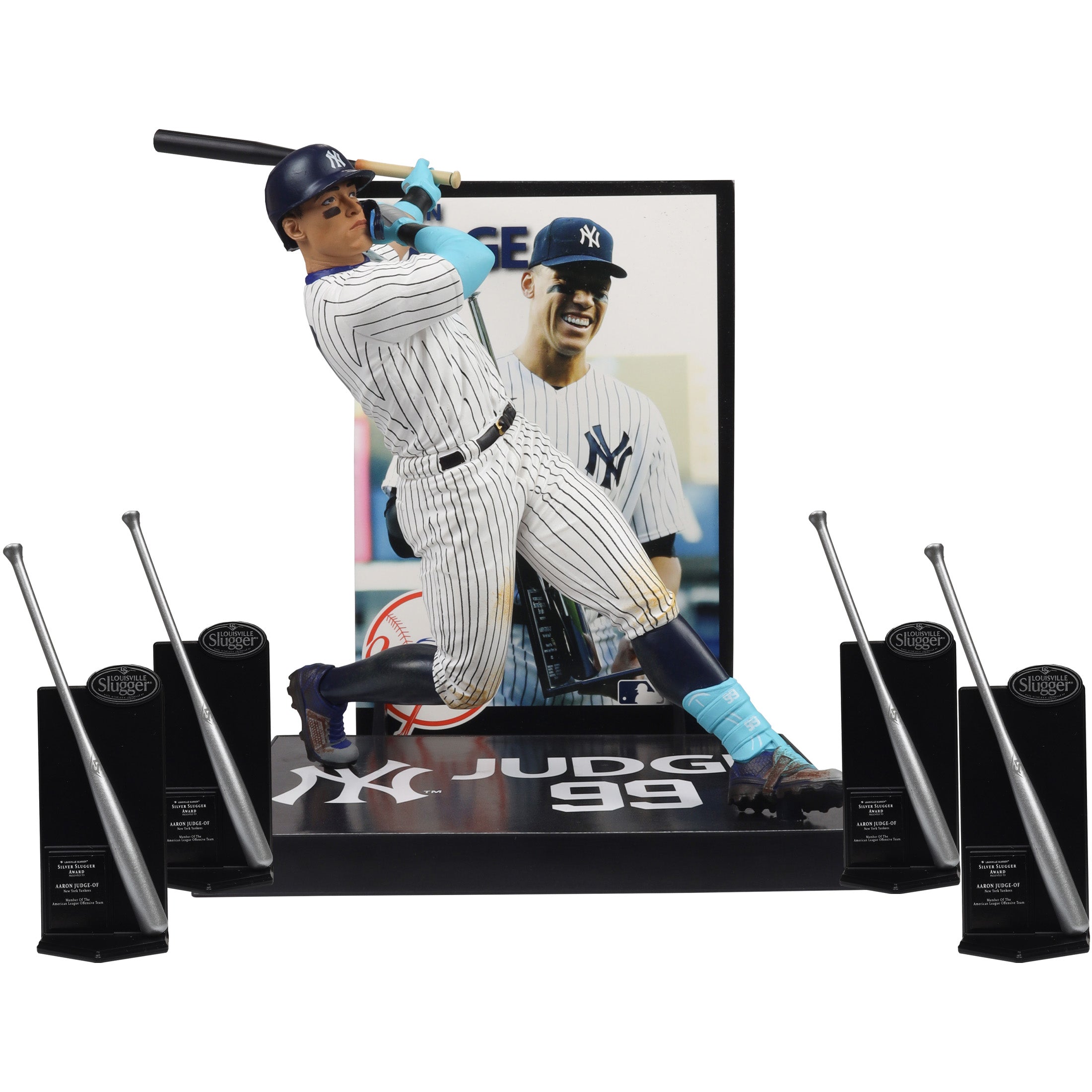 Aaron Judge (New York Yankees) Silver Slugger Box Set, McFarlane Toys.