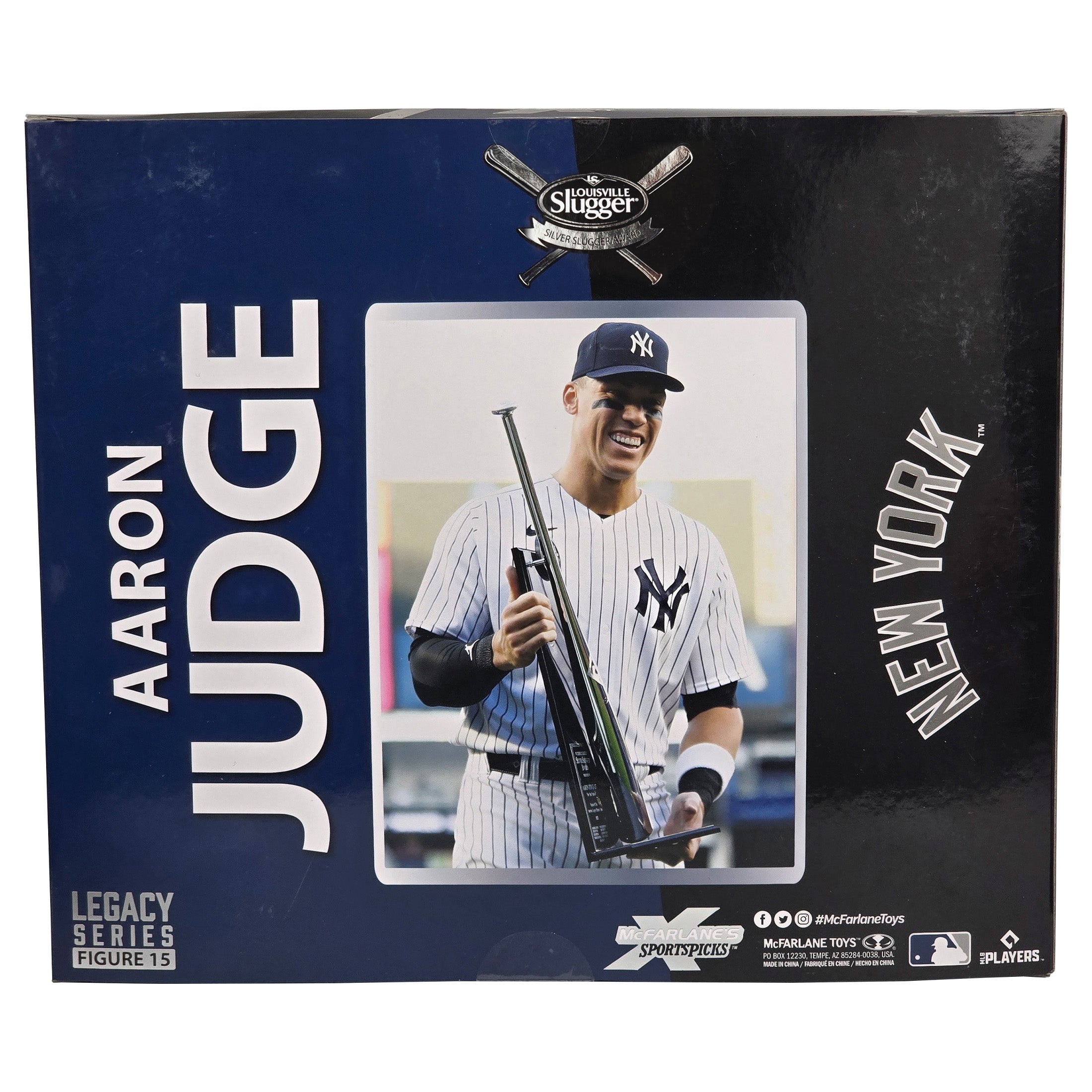 Aaron Judge (New York Yankees) Silver Slugger Box Set, McFarlane Toys.