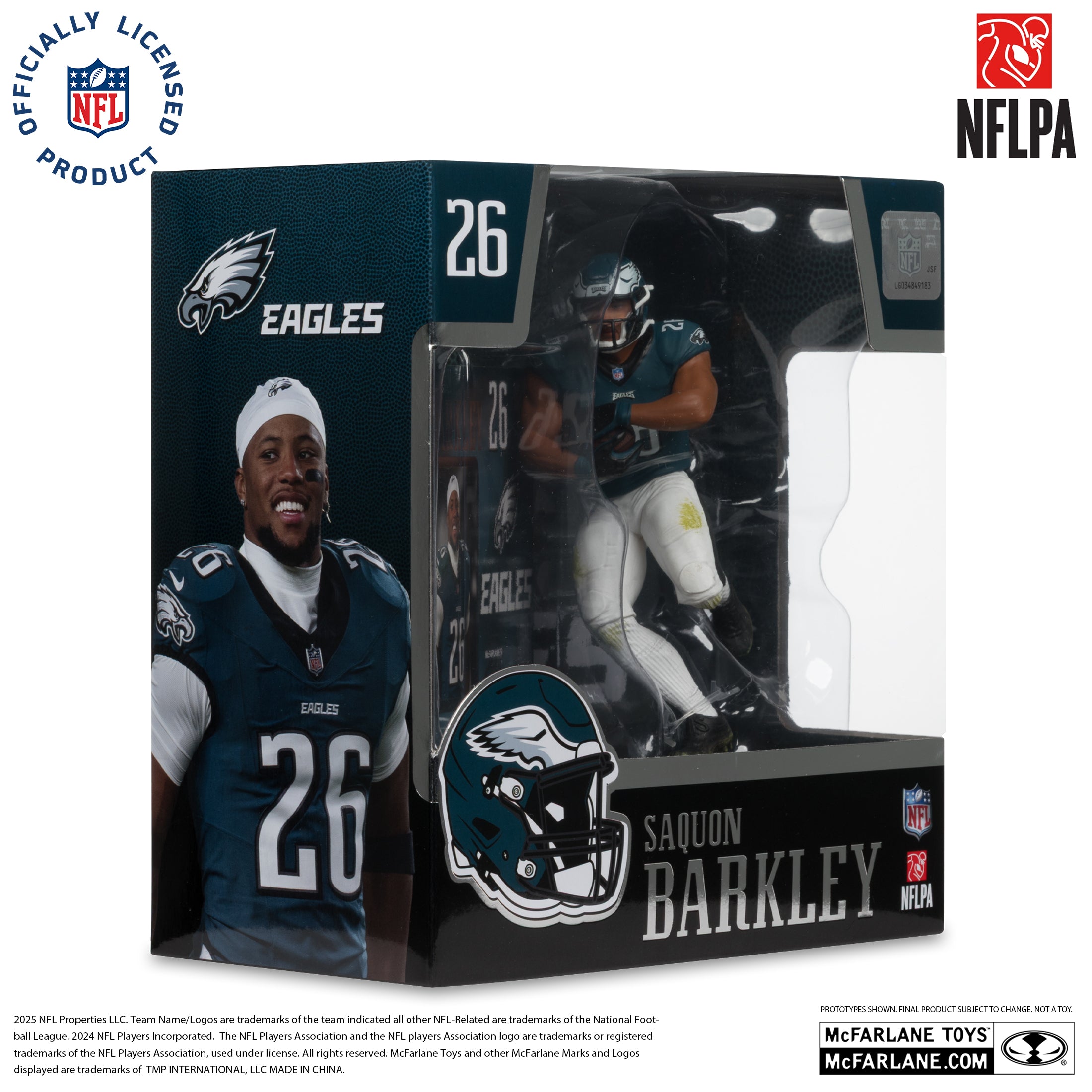 Saquon Barkley (Philadelphia Eagles) NFL 7in Posed Figure McFarlane’s SportsPicks