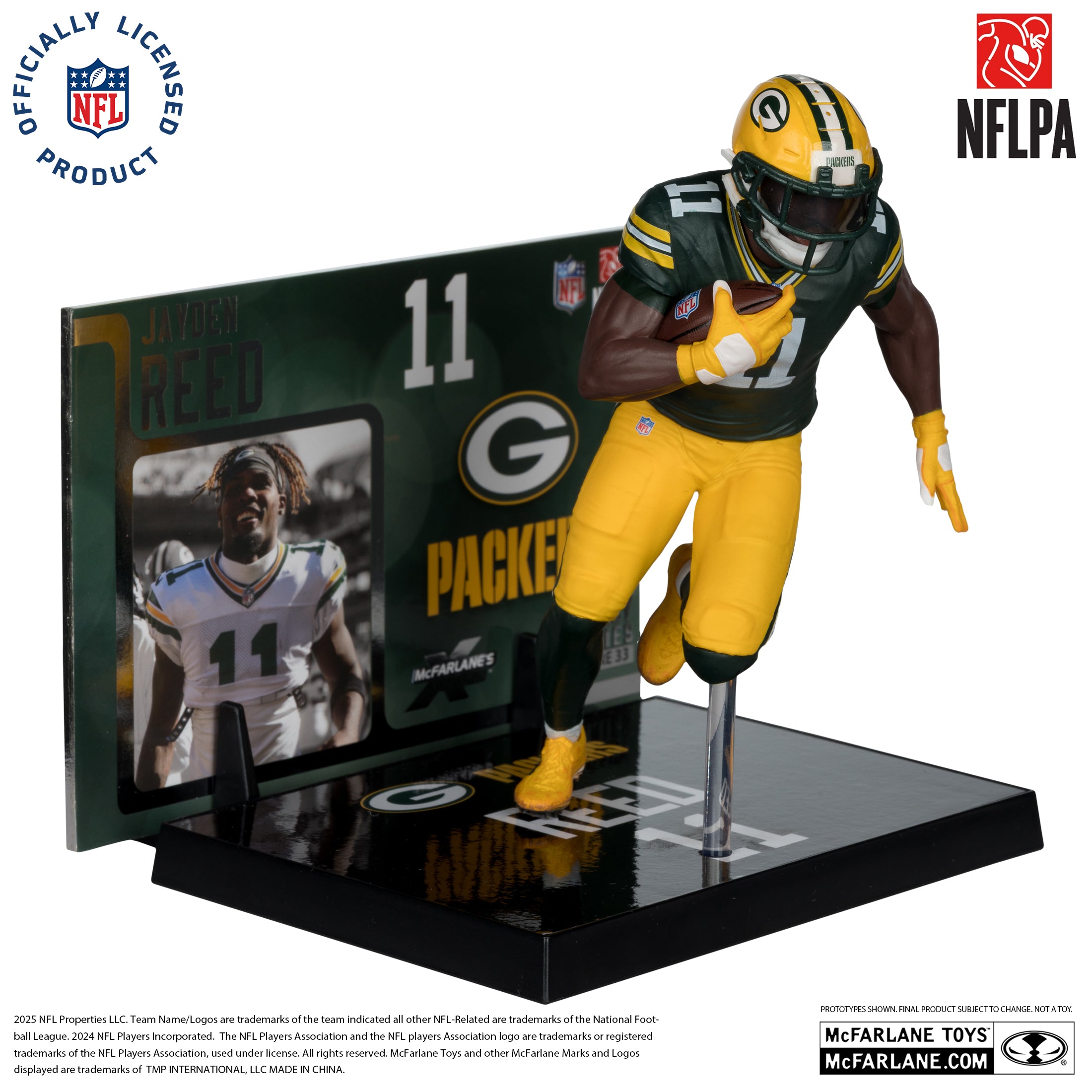 Jayden Reed (Green Bay Packers) NFL 7in Posed Figure McFarlane’s SportsPicks