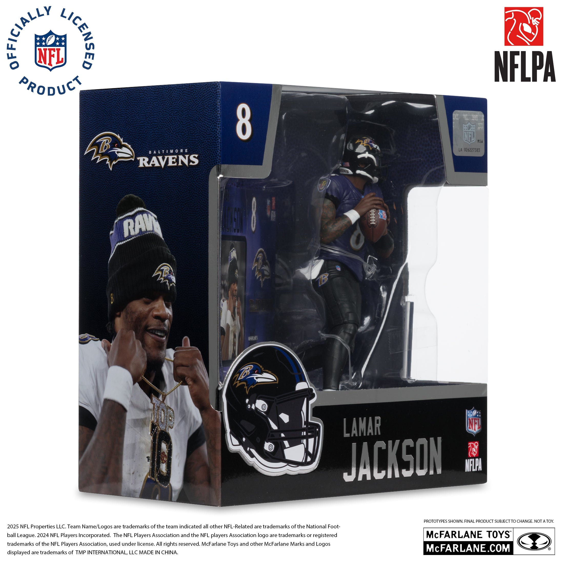 Lamar Jackson (Baltimore Ravens) (Alternate Jersey) NFL 7in Posed Figure McFarlane’s SportsPicks