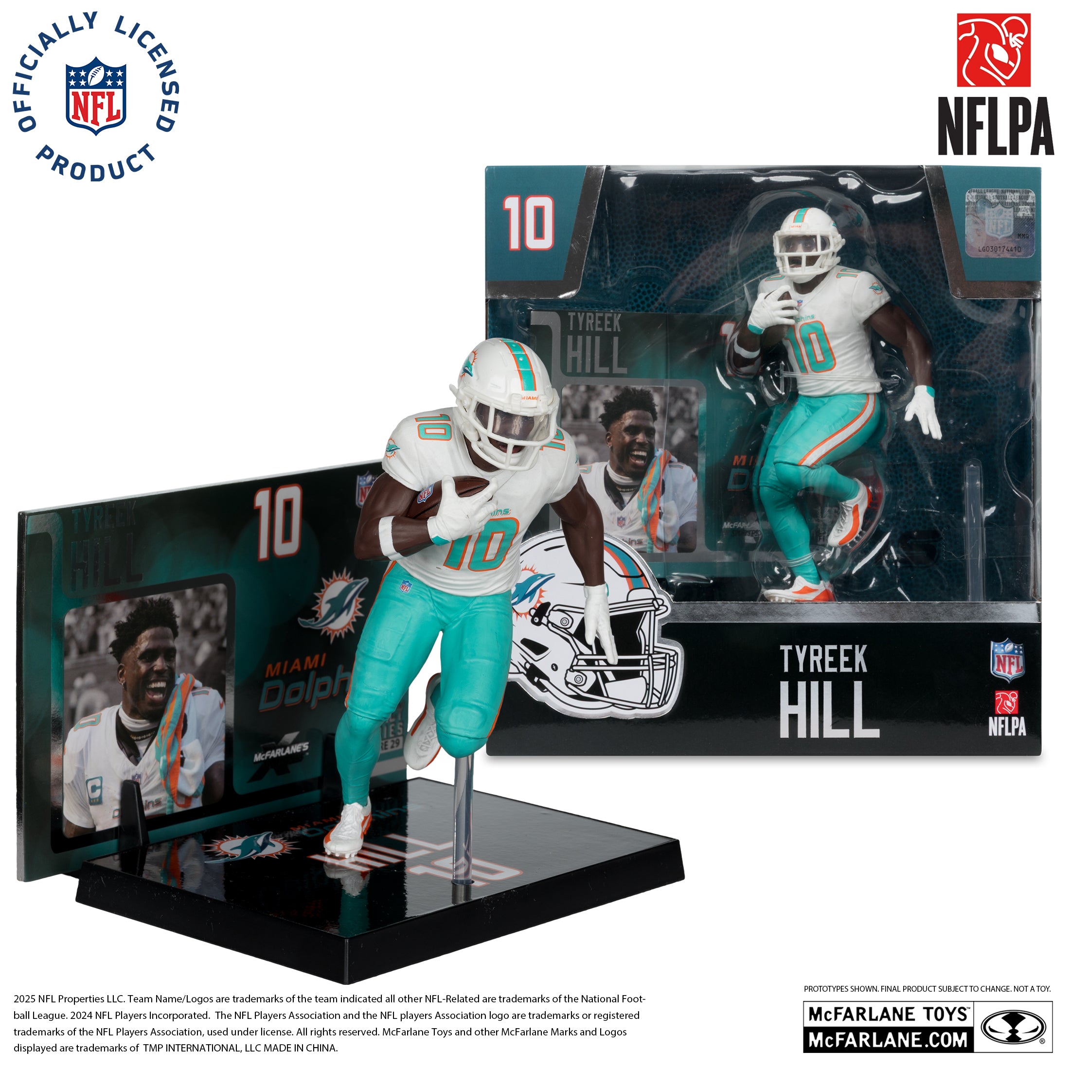 Tyreek Hill (Miami Dolphins) (Alternate Jersey) NFL 7in Posed Figure McFarlane’s SportsPicks