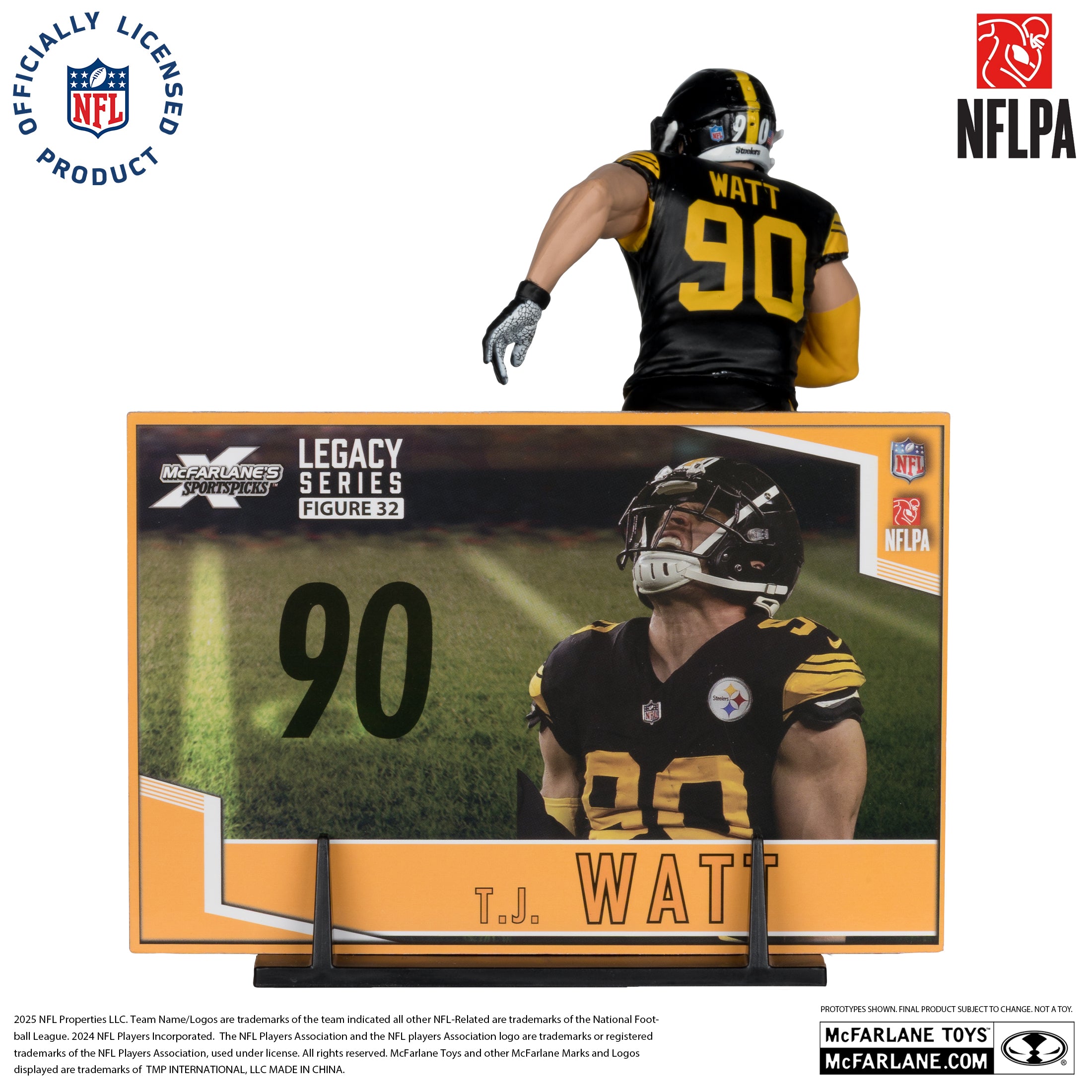 T.J. Watt (Pittsburgh Steelers) NFL 7in Posed Figure McFarlane’s SportsPicks