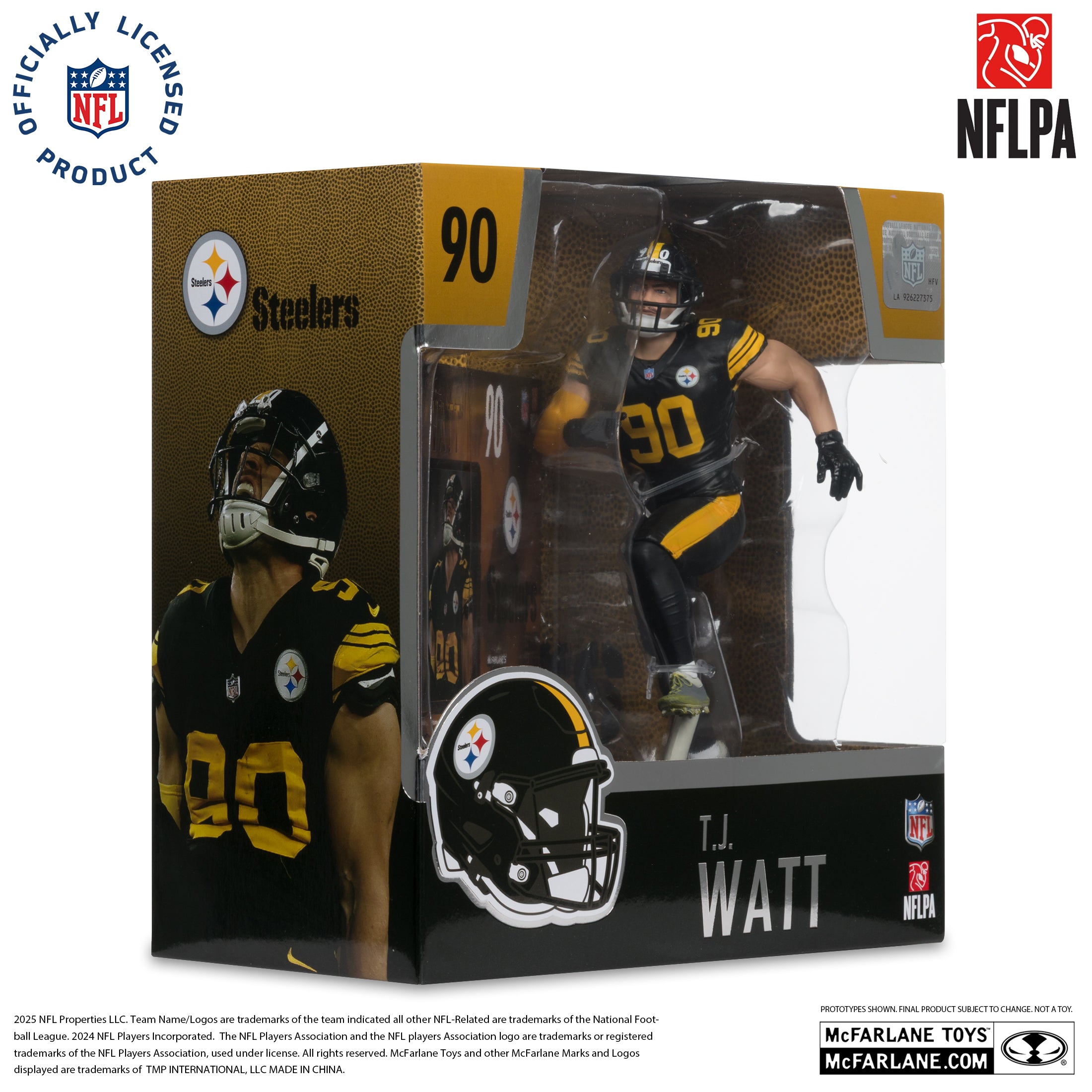 T.J. Watt (Pittsburgh Steelers) NFL 7in Posed Figure McFarlane’s SportsPicks
