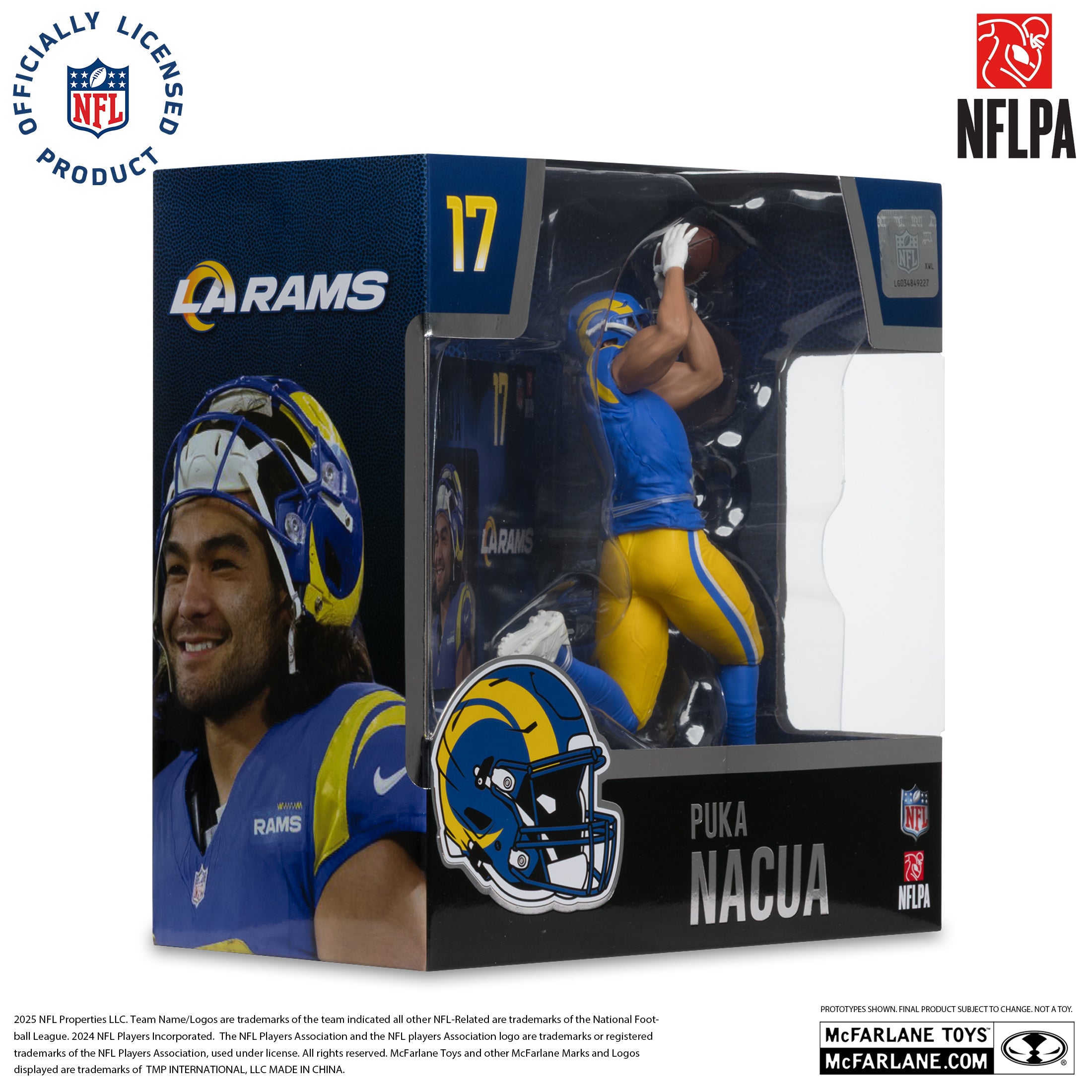 Puka Nacua (Los Angeles Rams) NFL 7in Posed Figure McFarlane’s SportsPicks