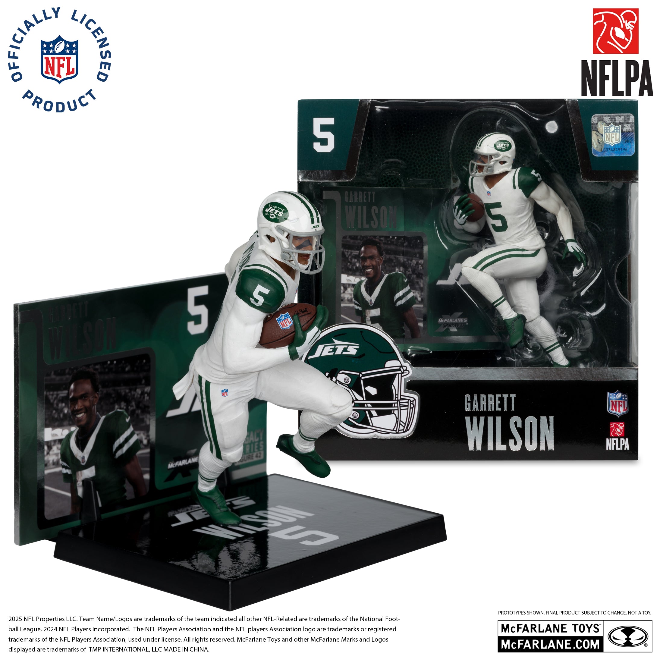 Garrett Wilson (New York Jets) NFL 7in Posed Figure McFarlane’s SportsPicks