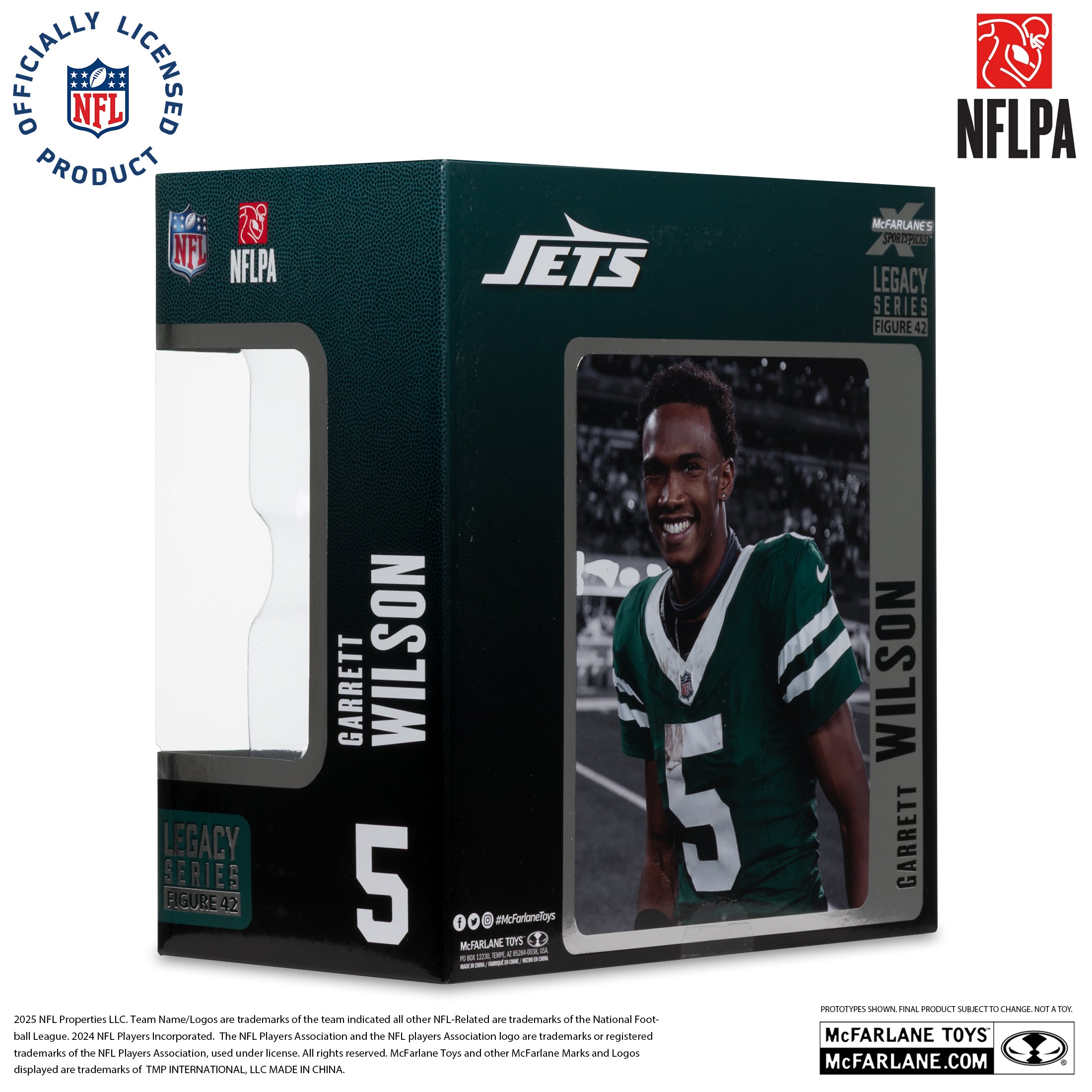 Garrett Wilson (New York Jets) NFL 7in Posed Figure McFarlane’s SportsPicks