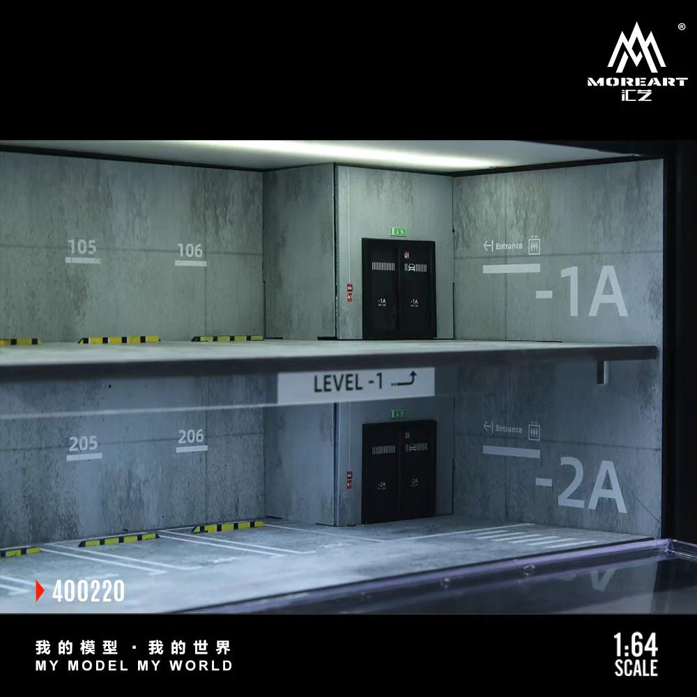 MoreArt 1/64-CONTAINER UNDERGROUND PARKING GARAGE MO400220