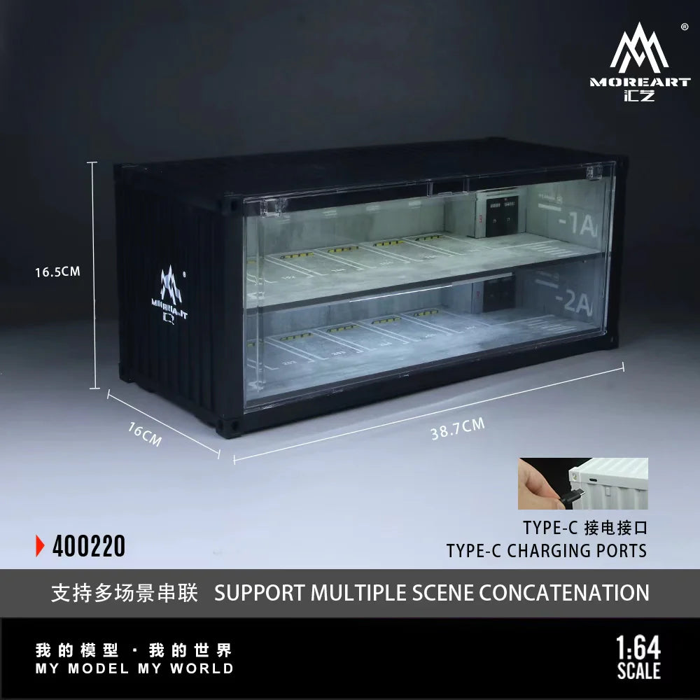 MoreArt 1/64-CONTAINER UNDERGROUND PARKING GARAGE MO400220