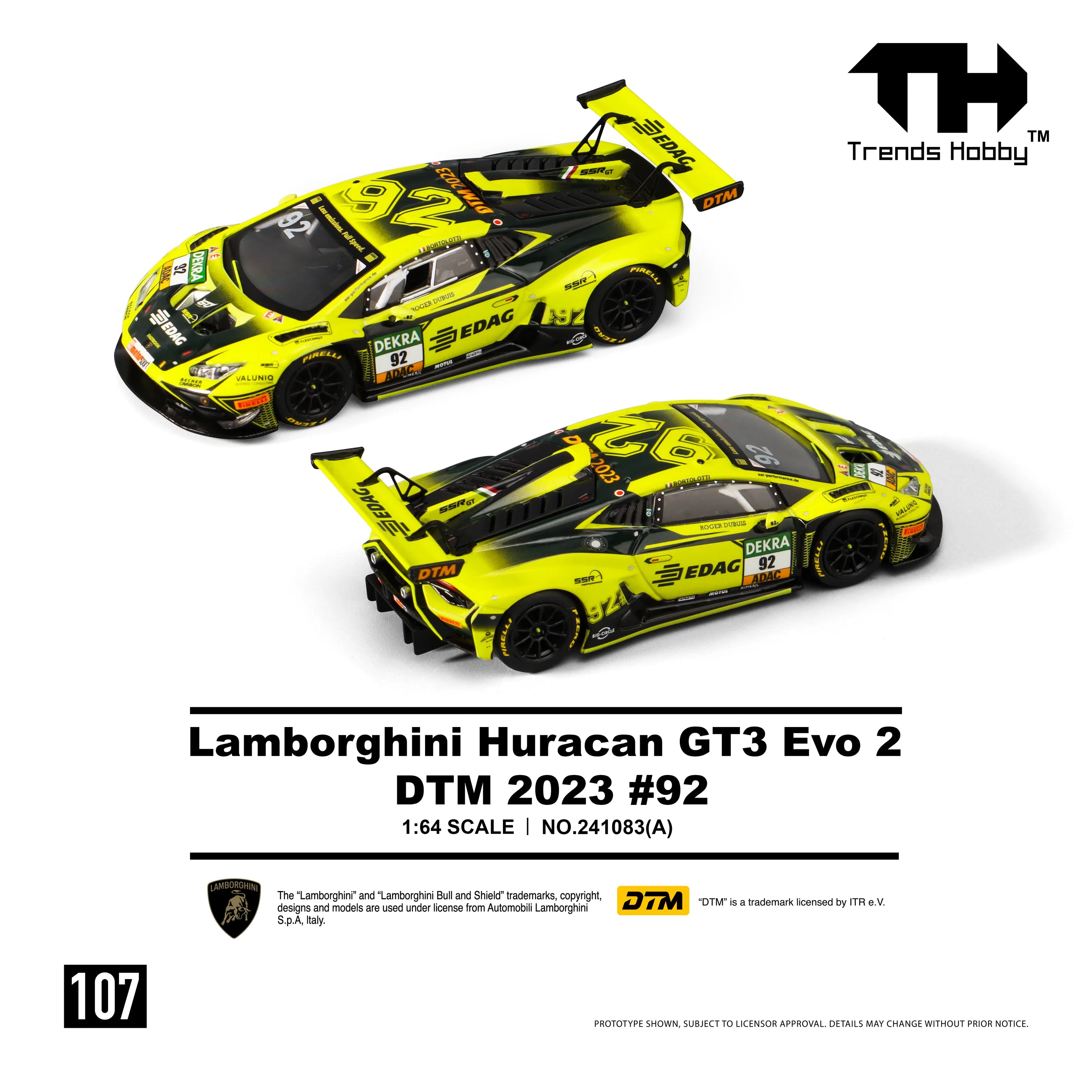 Lamborghini Huracán GT3 Evo 2 DTM 2023