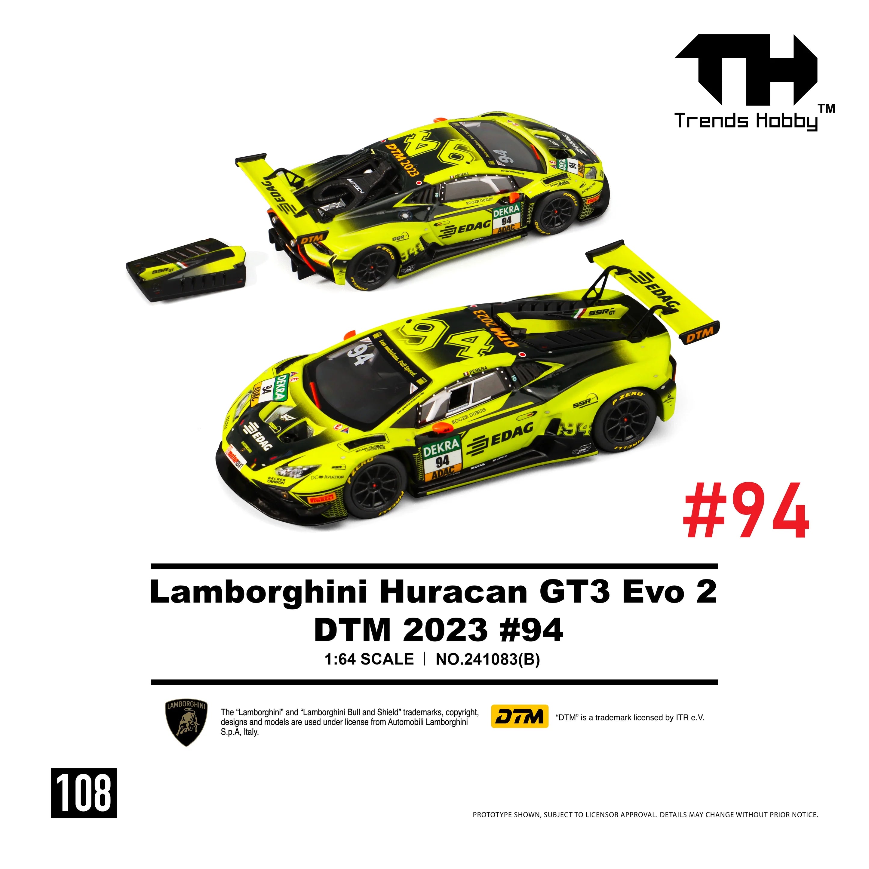Lamborghini Huracán GT3 Evo 2 DTM 2023
