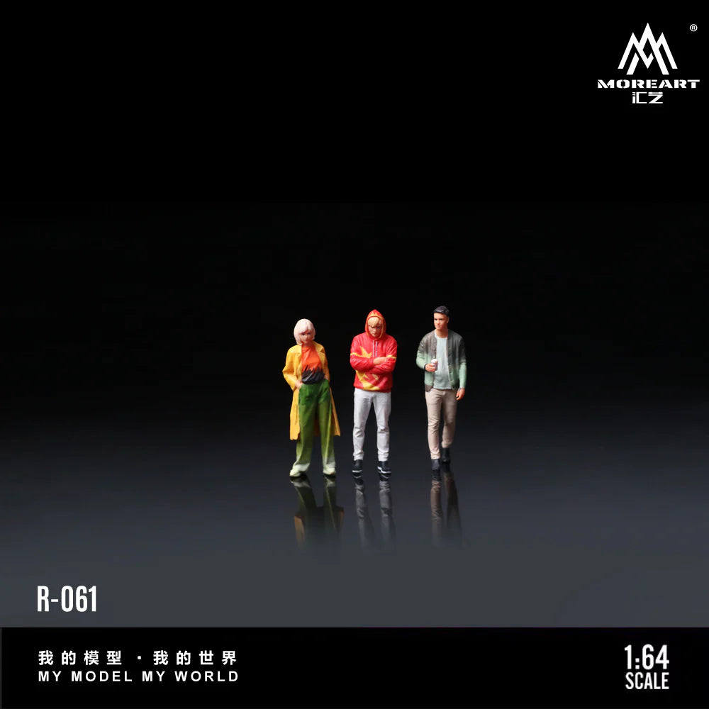 MoreArt 1:64 Diorama ensemble de figurines Fashionable Men’s and Women’s – MO223061