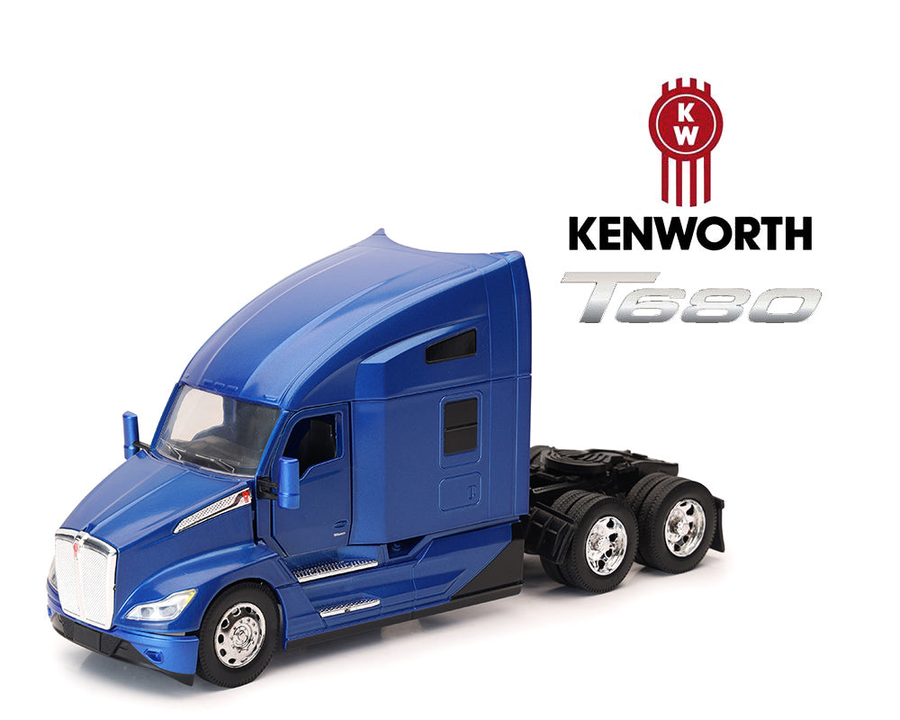 Kenworth T680 capot ouvrant – Bleu