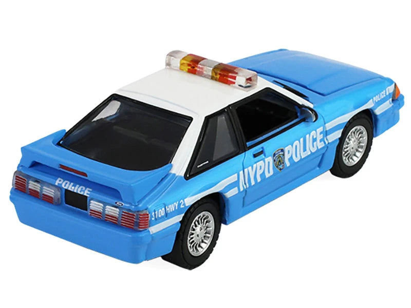 GreenLight 1:64 Ford Mustang 1987 New York City Police Department (NYPD) – Hobby Exclusive – GL30527