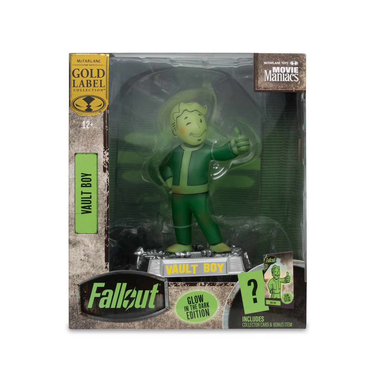 Vault Boy (Fallout) Glow in The Dark Edition Gold Label 5"-McFarlane Toys