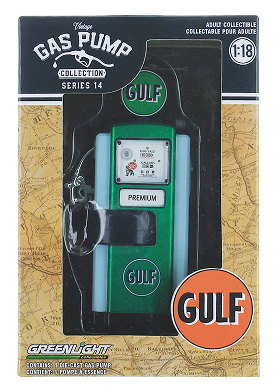 CHASE GREEN MACHINE-1948 Wayne 100-A Gas Pump Gulf Oil Premium