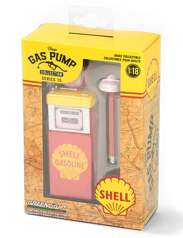 Shell Gasoline - 1951 Wayne 505 Gas Pump with Pump Light Pompe à essence
