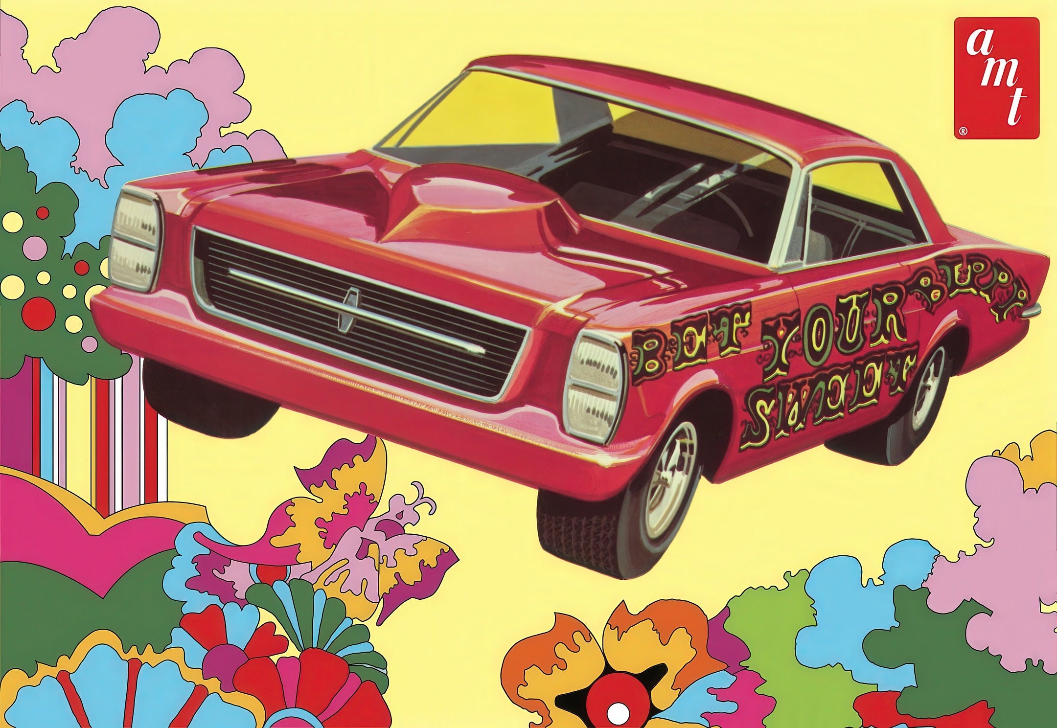 AMT 1966 Ford Galaxie 500 Hardtop “Sweet Bippy” 4-in-1 Model Kit 1:25 AMT1393/12
