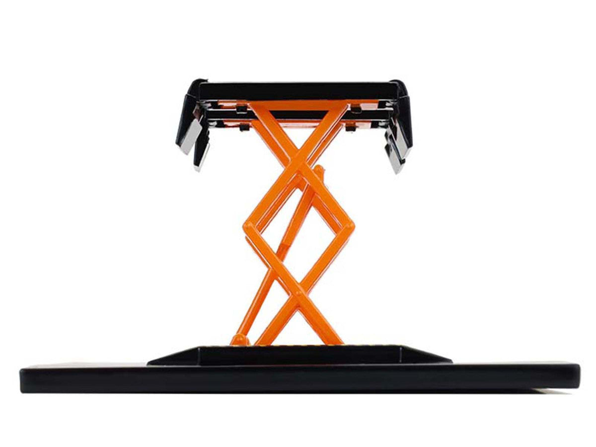 Automotive Double Scissor Lift (Orange and Black)