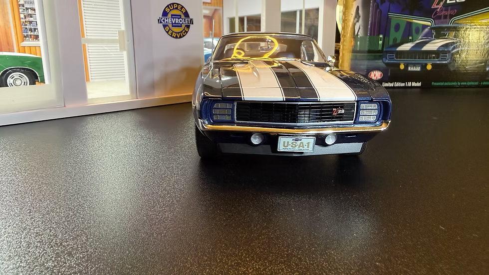 1969 Camaro Rally Sport Z/28 Dusk Blue (Limitée à 302 unités seulement-Limited to 302 units only)