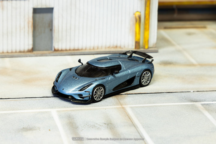 (PRE-ORDER 2025) Tarmac Works 1:64, Koenigsegg Regera Light Blue Metallic