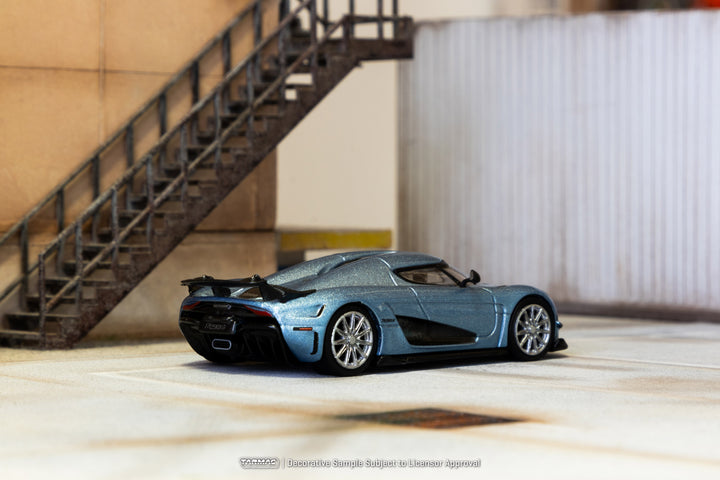 (PRE-ORDER 2025) Tarmac Works 1:64, Koenigsegg Regera Light Blue Metallic
