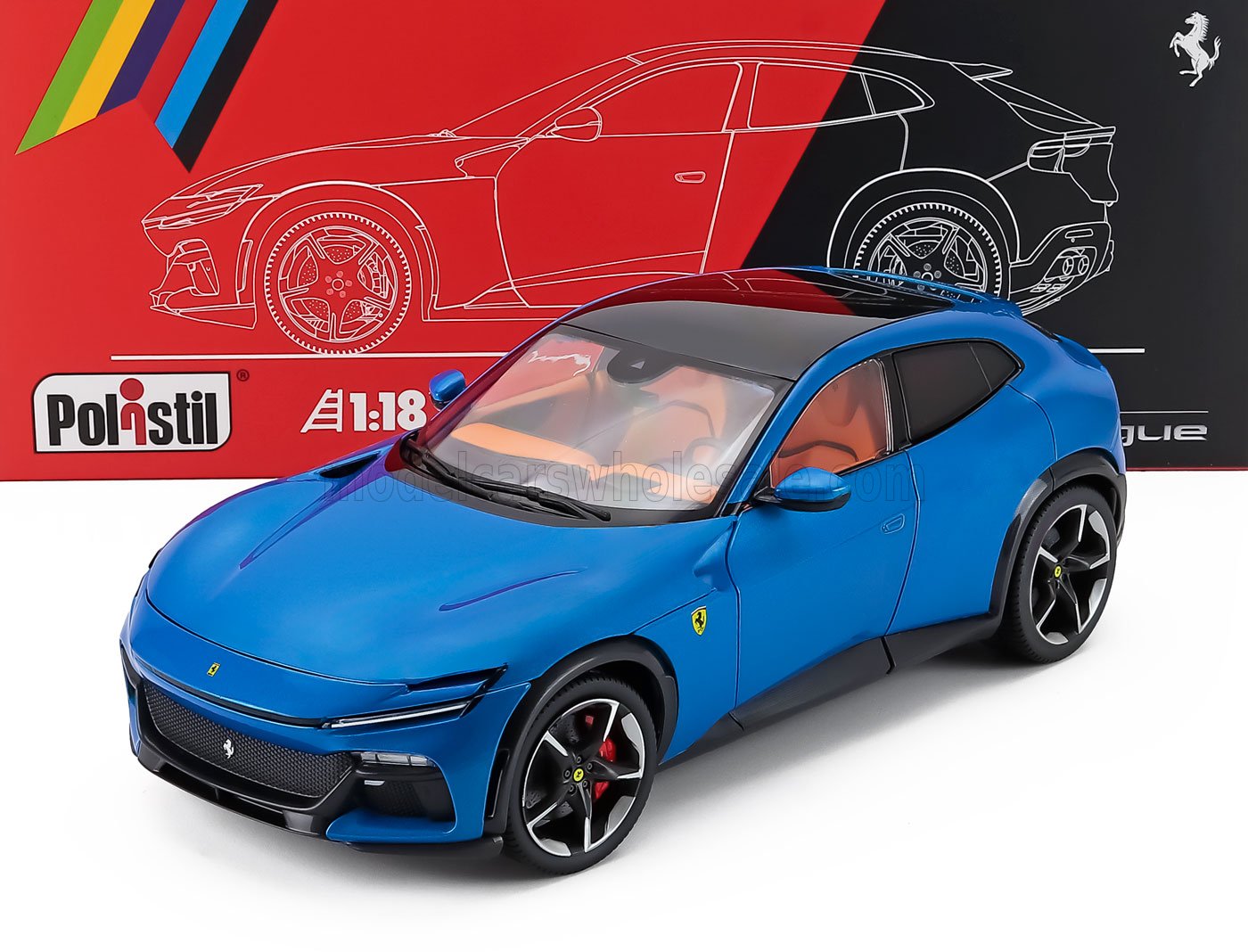 Ferrari Purosangue 2022 Blu Corsa w/showcase 18FE02022-HC