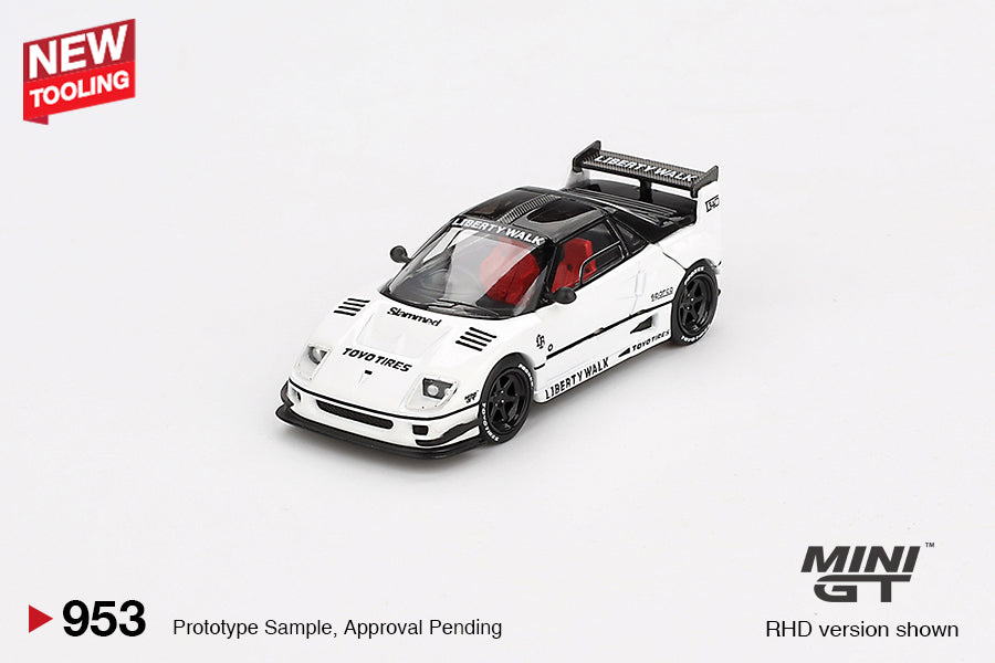 MINI GT-MAZDA AZ-1 LIBERTY WALK LB40 WHITE 2024 TOKYO AUTO SALON MGT00953