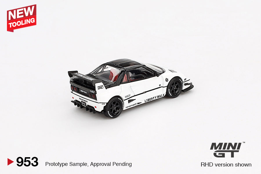 MINI GT-MAZDA AZ-1 LIBERTY WALK LB40 WHITE 2024 TOKYO AUTO SALON MGT00953
