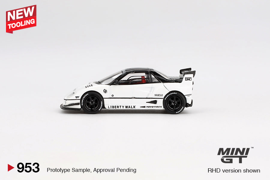 MINI GT-MAZDA AZ-1 LIBERTY WALK LB40 WHITE 2024 TOKYO AUTO SALON MGT00953