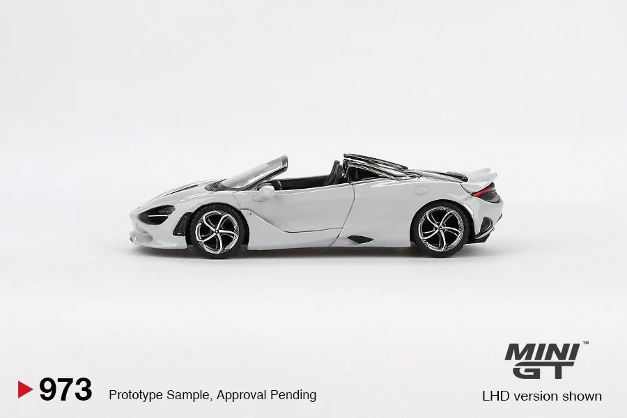MINI GT- McLaren 750S Spider Cirrus Grey - MGT00973-BL