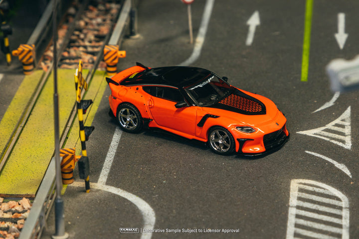 (PRE-ORDER 2025) Tarmac Works 1:64, Nissan VeilSide FFZ400 Fairlady Z Orange