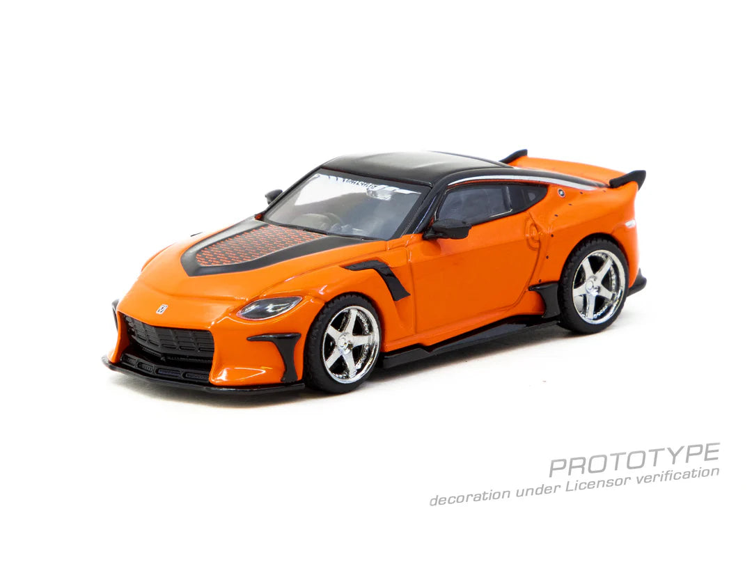 (PRE-ORDER 2025) Tarmac Works 1:64, Nissan VeilSide FFZ400 Fairlady Z Orange