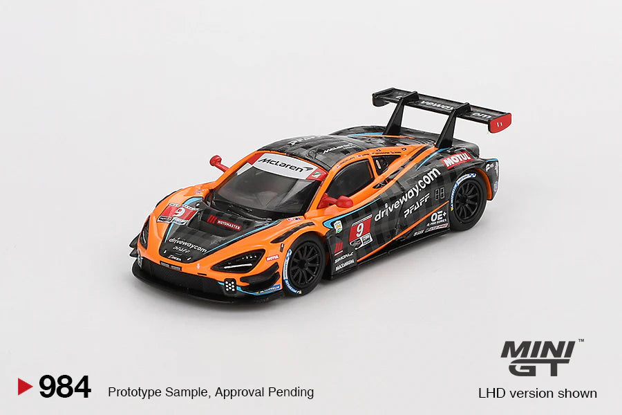 Mini GT-McLaren 720S GT3 Evo Pfaff Motorsports 2024 IMSA Daytona 24 Hrs (MGT00984-BL)