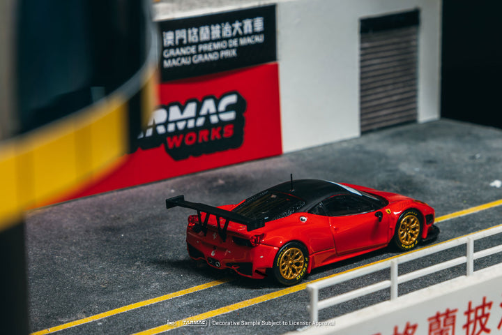 (PRE-ORDER 2025) Tarmac Works 1:64, Ferrari 458 Italia GT3 Red Road64