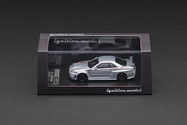 Ignition Model 1/64- Ignition Model 1:64 Nismo R34 GT-R Z-tue Silver IG3840