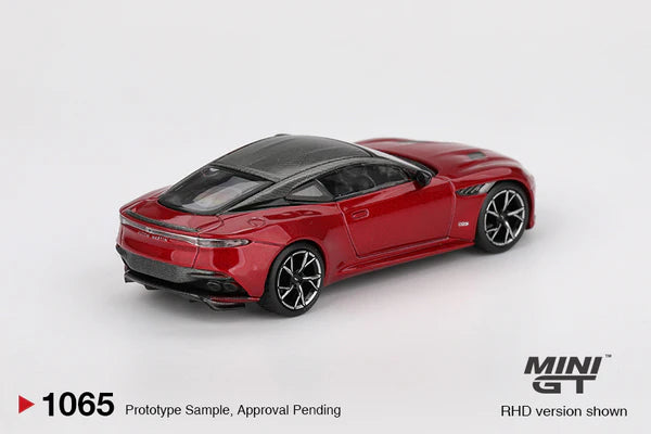 (PRE-ORDER 2025) Mini GT- Aston Martin DBS – Hyper Red MGT01065