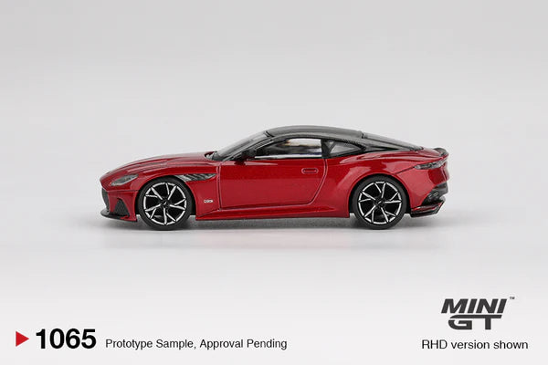 (PRE-ORDER 2025) Mini GT- Aston Martin DBS – Hyper Red MGT01065