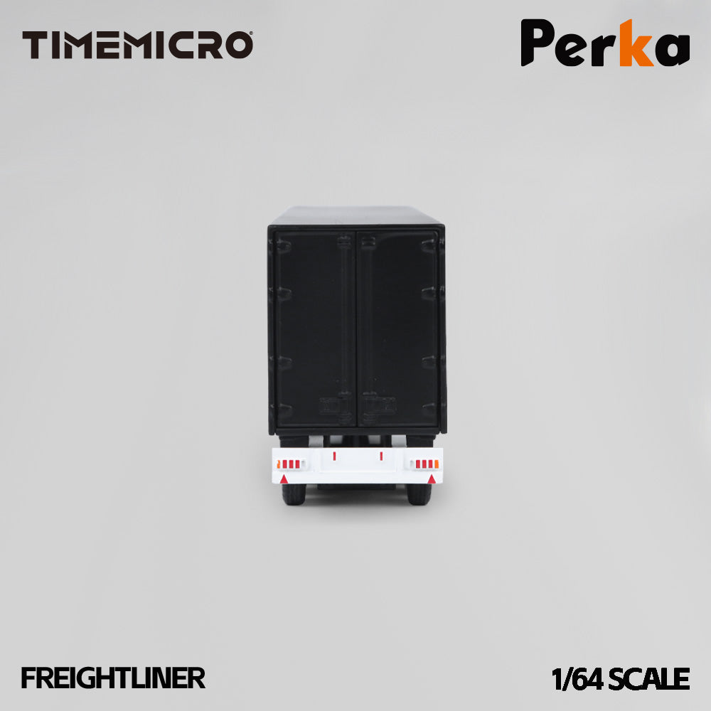 Time Micro & Perka 1/64 - Freightliner Container Truck- Black Knight TM800113