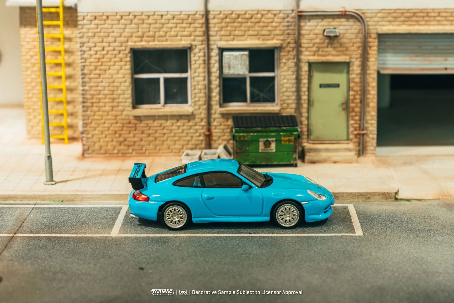 TARMAC WORKS GLOBAL64 1/64-Porsche 911 GT3 (type 996) Light Blue T64G-069-BL
