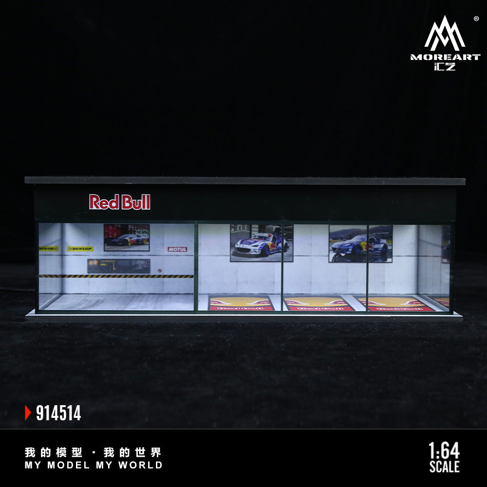 MoreArt Diorama 1:64- Red Bull Parking Scene MO914514
