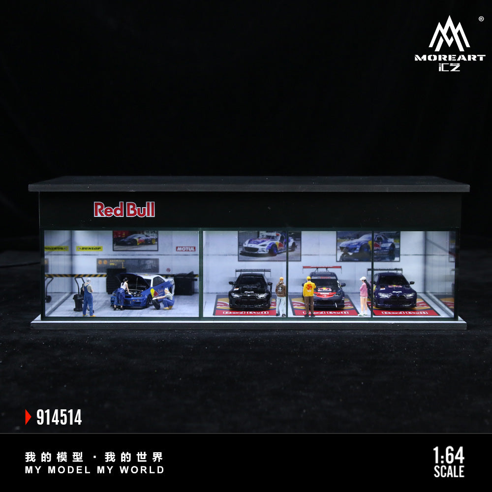 MoreArt Diorama 1:64- Red Bull Parking Scene MO914514